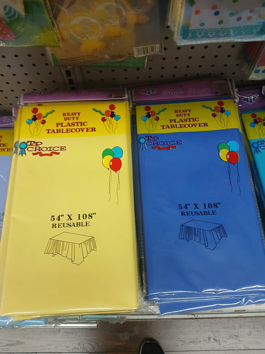 Table Covers plastic